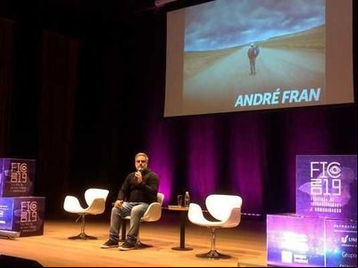 "Tente fazer a diferença, o mundo precisa disso", enfatiza André Fran, no FIC 2019 "Tente fazer a diferença, o mundo precisa disso", enfatiza André Fran, no FIC 2019